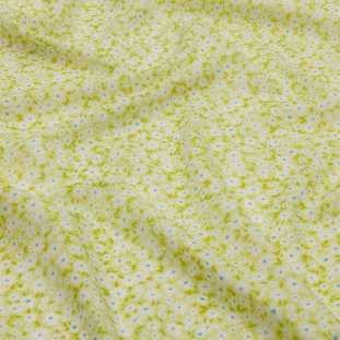 Mood Exclusive Lime Sunday in the Park Cotton Voile