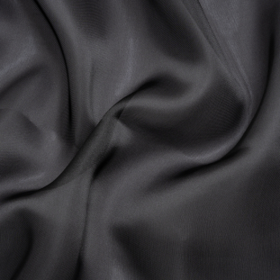Ardea Black Satin-Faced Polyester Organza