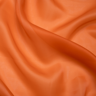 Ardea Burnt Orange Satin-Faced Polyester Organza