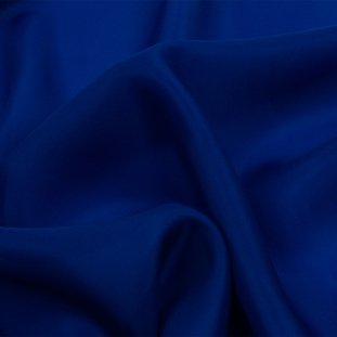 Premium Mazarine Blue Wide Silk Satin Face Organza