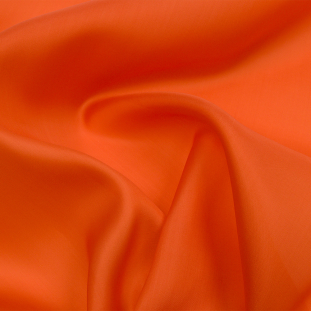 Premium Burnt Orange Silk Satin Face Organza
