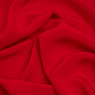 Premium Red Silk 4-Ply Crepe