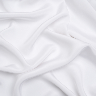 Premium Bright White Wide Silk 4-Ply Crepe