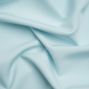 Sky Blue Stretch Recycled Polyester 4 Ply Crepe