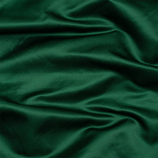 Hunter Green Silk Duchesse Satin