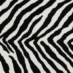 Sunbrella Nambia Black Zebra Stripes Organic Upholstery Jacquard
