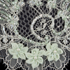 Light Green Beaded and Sequined Lace Trim - 4.5 - Detail | Mood Fabrics