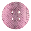 61mm Pink Snakeskin Covered Button - Detail | Mood Fabrics
