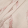 Turkish Reversible Pink/Pearl Geometric Polyester Satin - Folded | Mood Fabrics