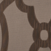 Taupe Geometric Brocade - Detail | Mood Fabrics