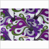 Purple Floral Bold Cotton - Full | Mood Fabrics