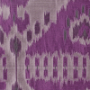 Purple Ikat Poly - Detail | Mood Fabrics