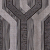 Gray Geometric Poly - Detail | Mood Fabrics