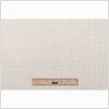 Ivory Solid Basketweave Poly - Full | Mood Fabrics