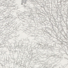 White Floral Metallic Poly - Detail | Mood Fabrics