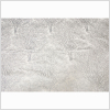 White Floral Metallic Poly - Full | Mood Fabrics