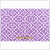 Violet Lattice Printed Cotton Twill - Full | Mood Fabrics