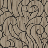 Ebony Floral Two-Sided Polyester - Detail | Mood Fabrics