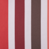 Pomegranate Stripes Vienna Polyester | Mood Fabrics