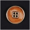 Gold Beige Metal Button - 32L/20mm | Mood Fabrics