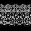 Metallic Silver Floral Lace Trimming - 16 | Mood Fabrics