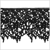5 Metallic Black Lace Trim | Mood Fabrics