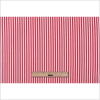 Red and Ivory Striped Poly-Cotton Blend - Full | Mood Fabrics