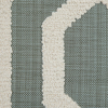 Resort Polyester Woven with a Geometric Faux-Chenille Design - Detail | Mood Fabrics