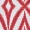 Campari Geometric Ikat Cotton - Detail | Mood Fabrics