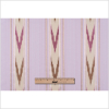 Prune Ikat and Stripes Poly - Full | Mood Fabrics