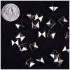 3/8 Silver Pyramid Nailheads | Mood Fabrics