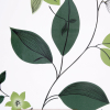 Turkish Green/White Floral Water-Resistant Vinyl | Mood Fabrics