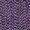 Lavender/Black Heavyweight Herringbone Tweed - Detail | Mood Fabrics