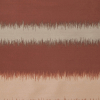 Deep Rust and Taupe Double-Wide Poly Stripes - Detail | Mood Fabrics