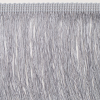 4 European Silver Chainette Fringe Trim - Folded | Mood Fabrics