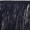 8 European Dark Blue Chainette Fringe Trim - Folded | Mood Fabrics