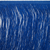8 European Blue Chainette Fringe Trim - Folded | Mood Fabrics