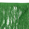 8 European Vibrant Green Chainette Fringe Trim - Detail | Mood Fabrics