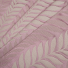 Pale Mauve Tone-on-Tone Leaves Satin Jacquard - Folded | Mood Fabrics