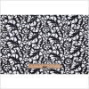 Metallic Black Scrollwork Couture Guipure Lace Fabric - Full | Mood Fabrics