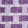 Violet Lattice Work Cut Velvet Home Decor Fabric - Detail | Mood Fabrics