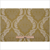Golden Green Floral Damask-Pattern Satin Jacquard - Full | Mood Fabrics