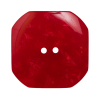 Italian Red Plastic Button - 54L/34mm - Detail | Mood Fabrics