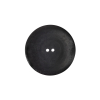 Italian Black/Silver Plastic Button - 36L/23mm - Detail | Mood Fabrics