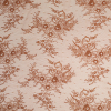 Mocha Floral Lace Fabric | Mood Fabrics
