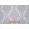 Silver Floral Damask-Pattern Satin Jacquard - Full | Mood Fabrics