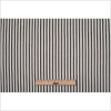 Black and Off White Home Decor Ticking Striped Cotton Twill - Full | Mood Fabrics