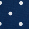 Estate Blue Cotton Canvas Polka Dots - Detail | Mood Fabrics