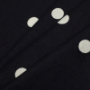 Licorice Cotton Canvas Polka Dots - Folded | Mood Fabrics