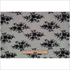 Black Floral Beaded Lace - Full | Mood Fabrics